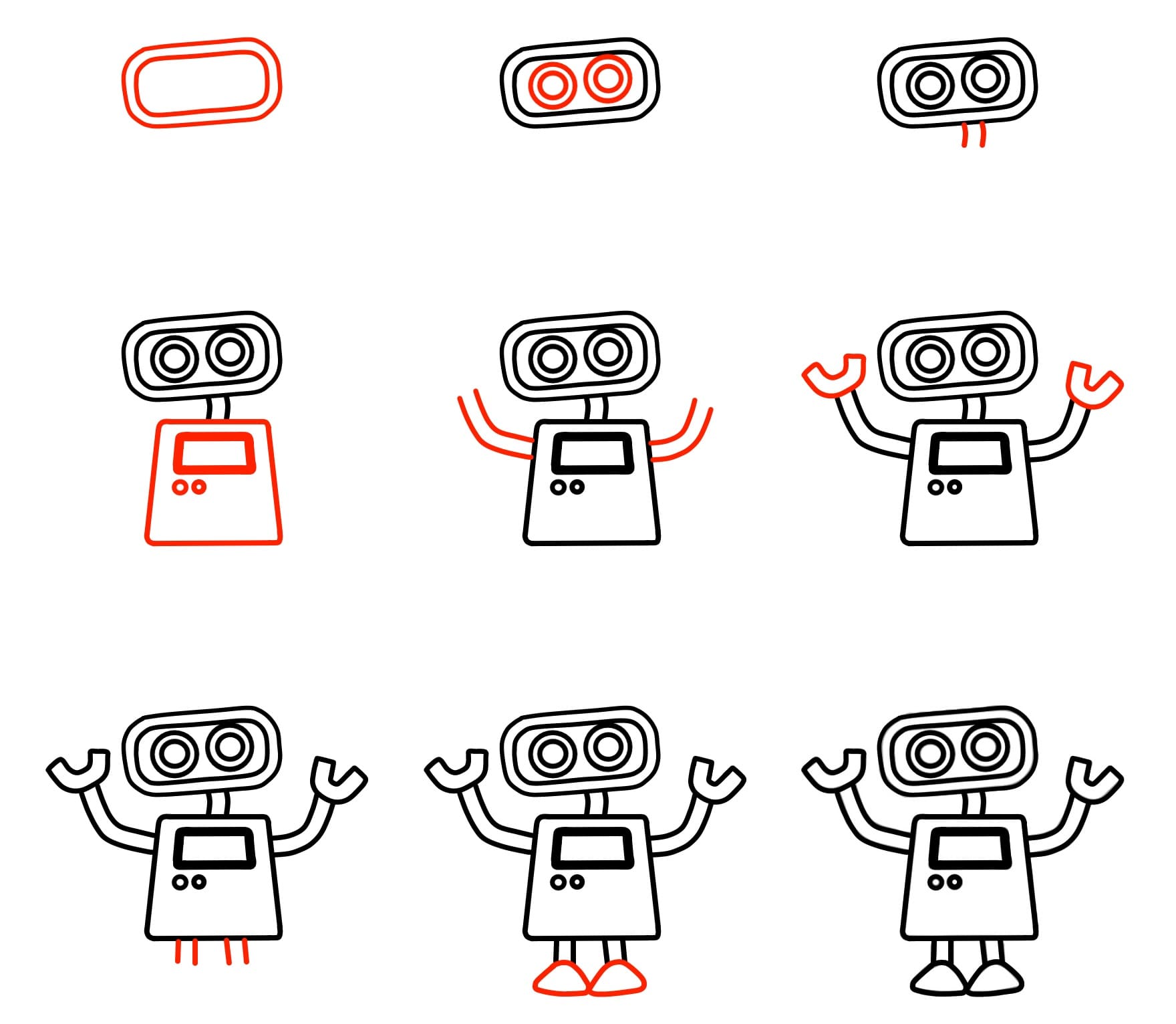 tranh tô màu Vẽ Robot