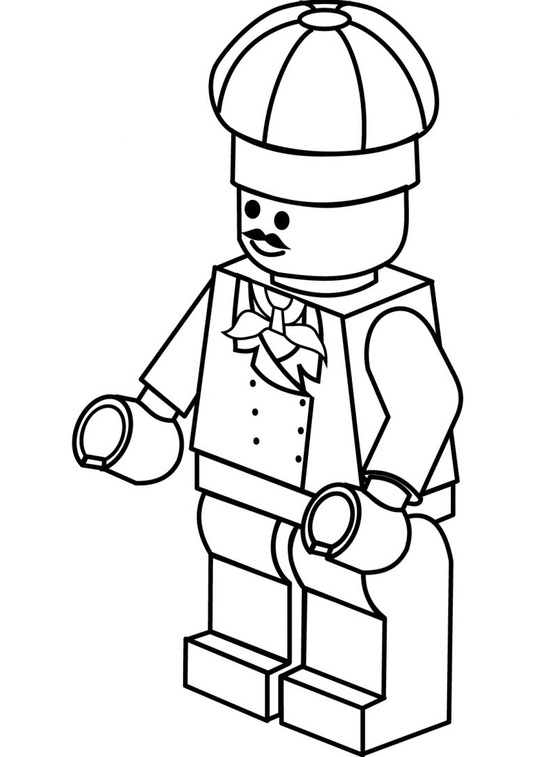 tranh tô màu Tô Màu Lego