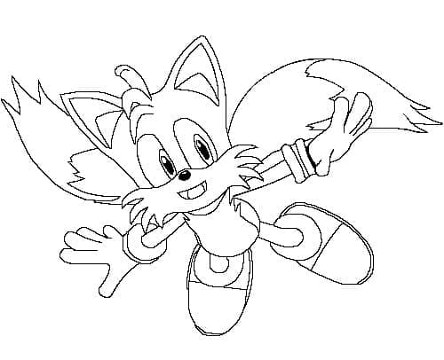 tranh tô màu Tô Màu Tails