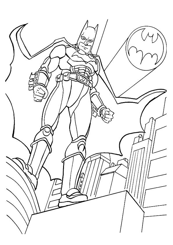 tranh tô màu Tô Màu Người Dơi Batman