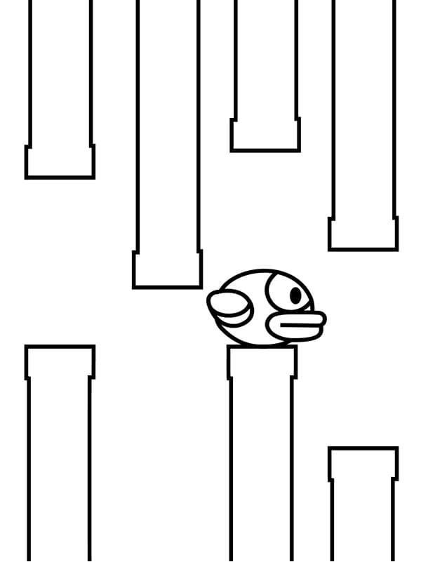 tranh tô màu Tô Màu Flappy Bird